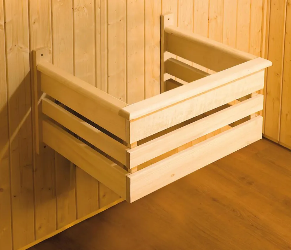 Weka Saunas & Infrarotkabinen - Ecksauna Varberg mit Glastür Natur
