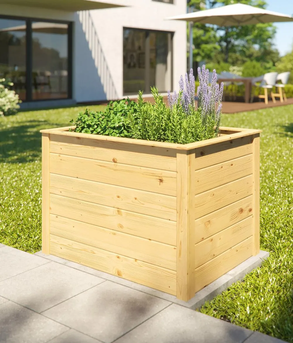 Weka Element-Hochbeet 669, ca. B100/H69/T71 cm Natur Best