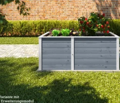 Weka Erweiterung für Element-Hochbeet 669, ca. B69/H69/T71 cm Grau Hot