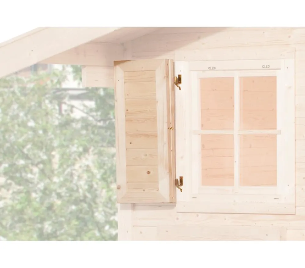 Weka Fenster & Türen - Fensterladen, einseitig Natur