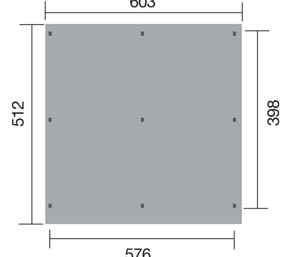 Weka Carports & Garagen > Flachdach-Doppelcarport 618