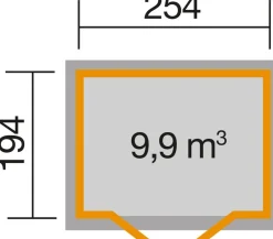 Weka Gartenhäuser & Gerätehäuser > Gartenhaus 321
