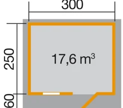 Weka Gartenhäuser & Gerätehäuser > Gartenhaus 131