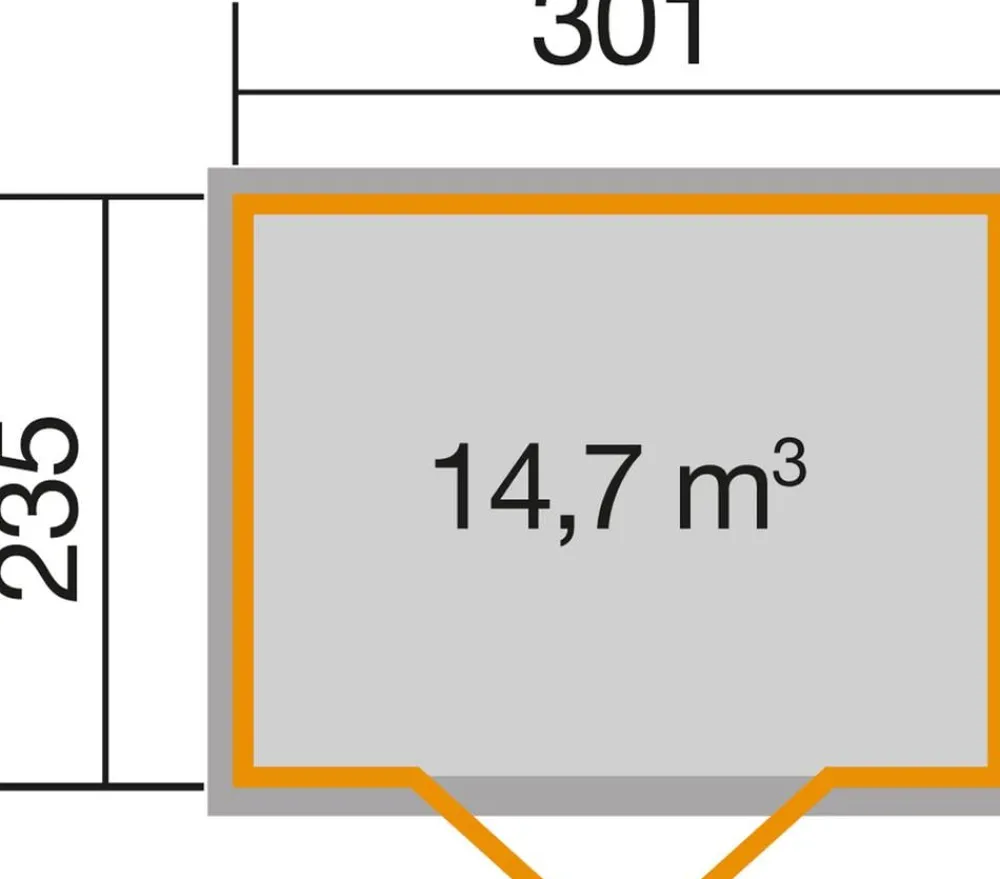 Weka Gartenhäuser & Gerätehäuser > Gartenhaus 218