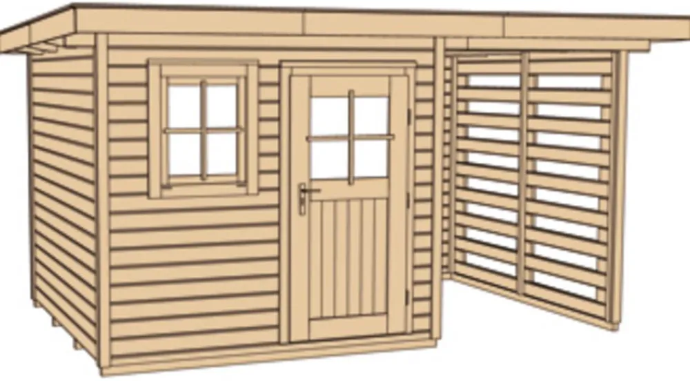 Weka Gartenhäuser & Gerätehäuser > Gartenhaus 170 A