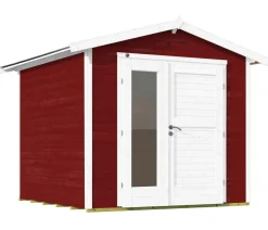 Weka Gartenhäuser & Gerätehäuser - Gartenhaus 224 A Gr. 2, ca. B280/H230/T263 cm Rot