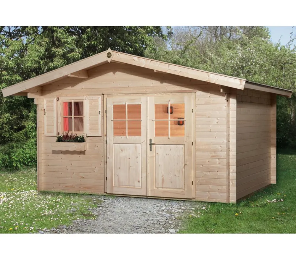 Weka Gartenhäuser & Gerätehäuser > Gartenhaus 111, ca. B460/H266/T374 cm