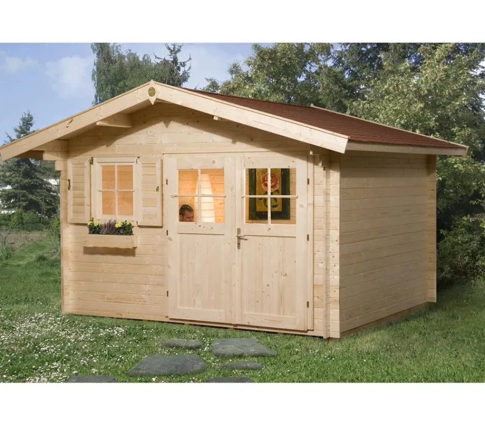 Weka Gartenhaus 109 Gr. 2, ca. B420/H266/T374 cm Natur Sale