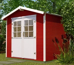 Weka Gartenhaus 218 Gr. 4, ca. B320/H253/T329 cm Rot Online