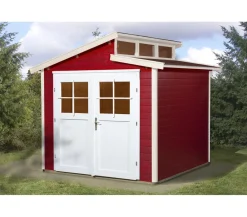 Weka Gartenhäuser & Gerätehäuser - Gartenhaus 226 Gr.2, ca. B267/H252/T261 cm Rot