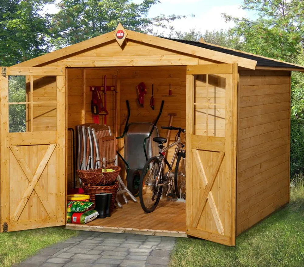 Weka Gartenhäuser & Gerätehäuser > Gartenhaus 316 Gr.5, ca. B290/H221/T318 cm