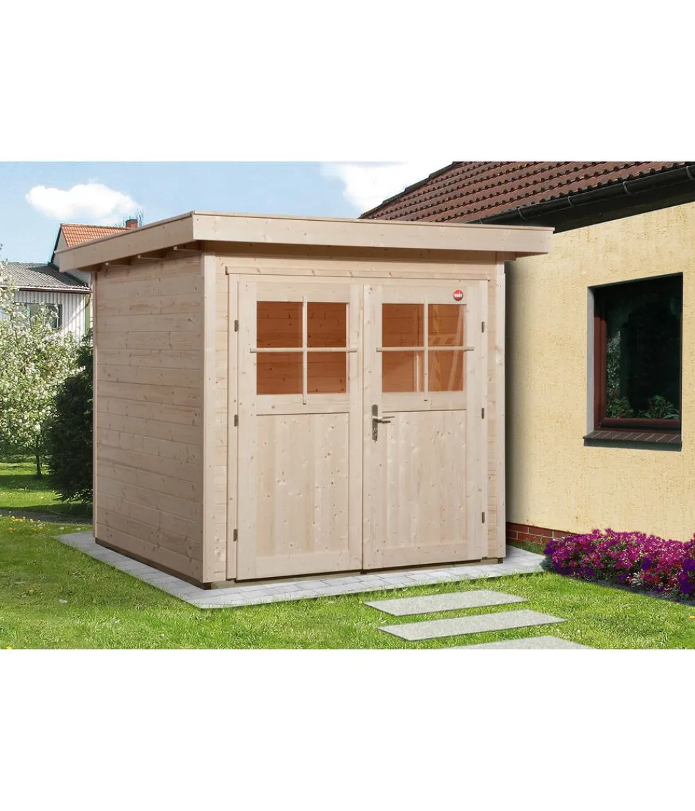 Weka Gartenhaus 227 Gr. 1, ca. B229/H217/T253 cm Natur Online