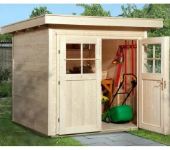 Weka Gartenhaus 227 Gr. 1, ca. B229/H217/T253 cm Natur Online