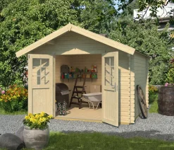 Weka Gartenhäuser & Gerätehäuser > Gartenhaus 209 Gr. 3, ca. B333/H261/T360 cm