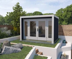 Weka Gartenhaus 263 Gr. 2, ca. B305/H227/T250 cm Dunkelgrau Online