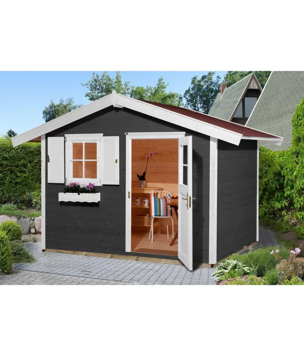 Weka Gartenhäuser & Gerätehäuser > Gartenhaus 224 Gr. 1, ca. B260/H238/T233 cm