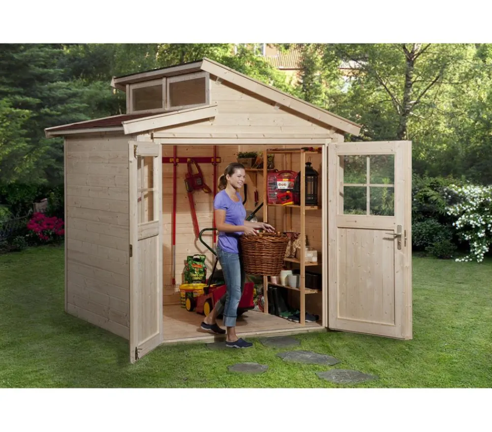 Weka Gartenhaus 226 Gr.1, ca. B237/H252/T231 cm Natur Online