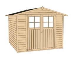 Weka Gartenhäuser & Gerätehäuser > Gartenhaus 316 Gr.1, ca. B240/H221/T171 cm