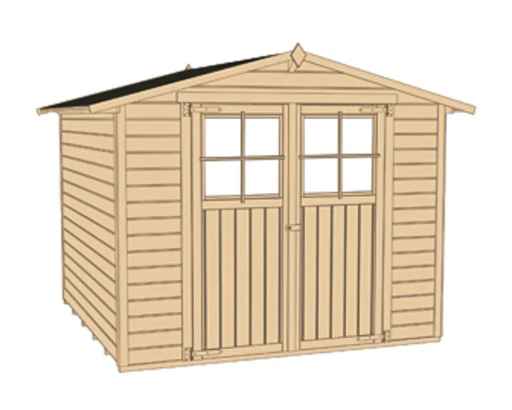 Weka Gartenhäuser & Gerätehäuser > Gartenhaus 316 Gr.1, ca. B240/H221/T171 cm
