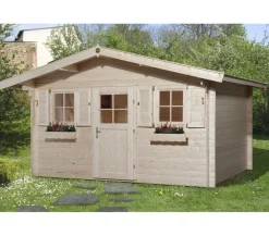 Weka Gartenhaus 110 Gr.1, ca. B460/H266/T374 cm Natur Best