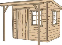 Weka Gartenhaus e 3 Natur Discount