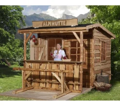 Weka Gartenhaus e 2, ca. B340/H240/T400 cm Natur Discount