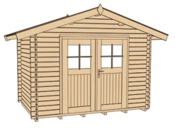 Weka Gartenhaus Premium 28 Natur Discount