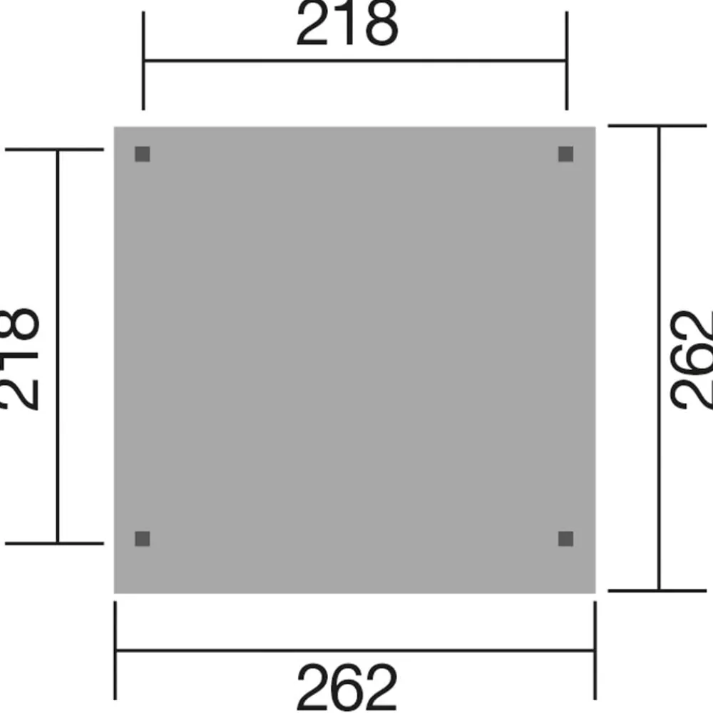 Weka Pergolen - Gartenlaube 657 Gr. 1, mit Rück- & Seitenwände Beige
