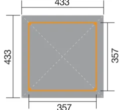 Weka Gartenoase 651 A Gr. 1, ca. B433/H314/T433 cm Sale