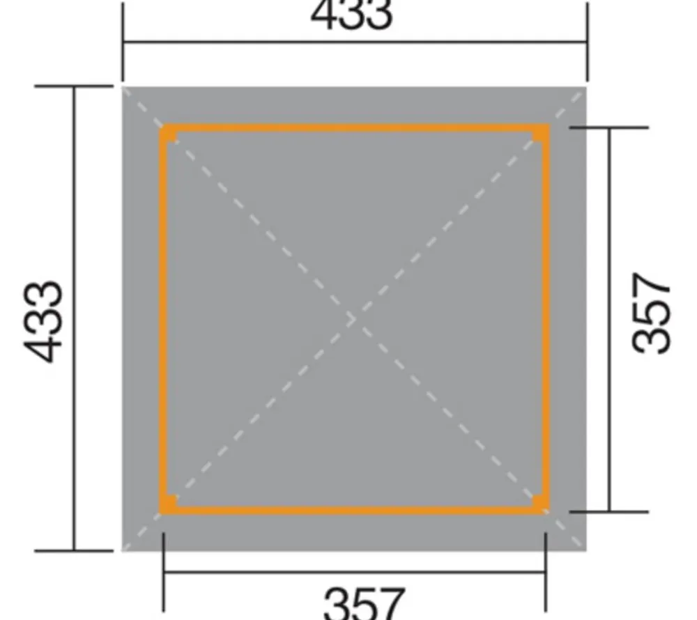 Weka Gartenoase 651 A Gr. 1, ca. B433/H314/T433 cm Sale
