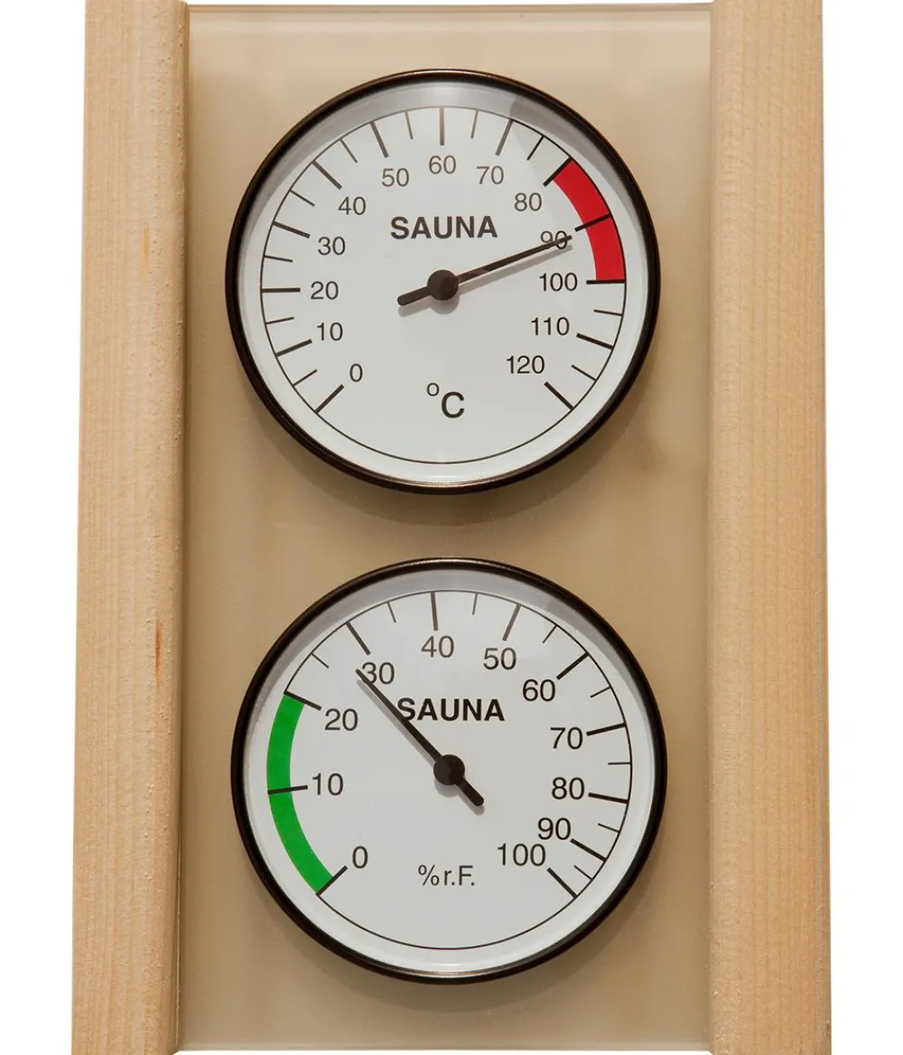Weka Saunas & Infrarotkabinen - Hygrometer und Thermometer Natur