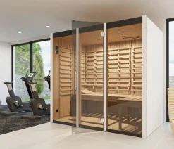 Weka Infrarotkabine Osby Weiß Outlet