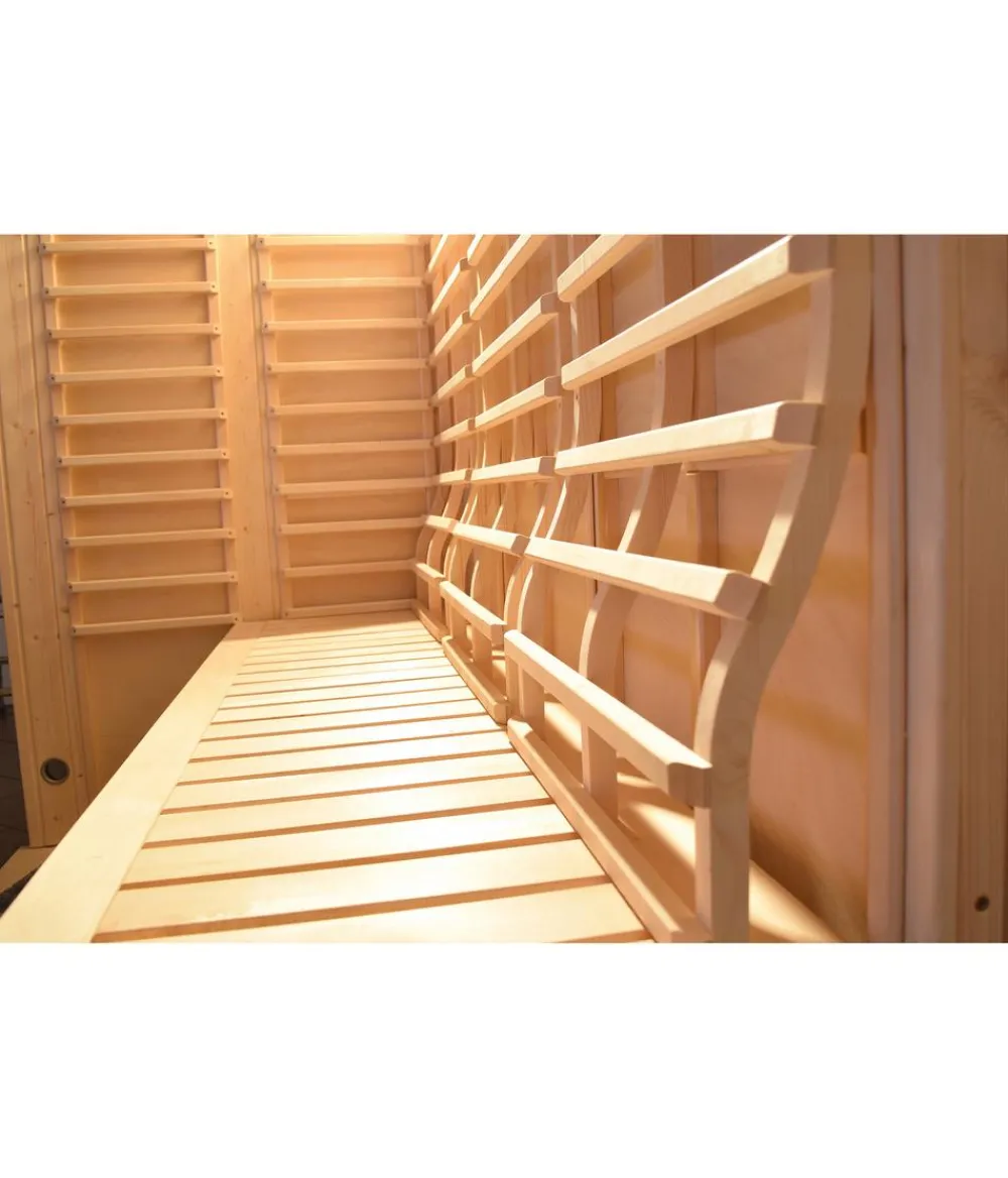 Weka Saunas & Infrarotkabinen - Infrarotkabine Osby Eck Weiß