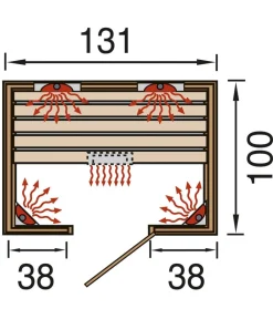 Weka Saunas & Infrarotkabinen - Infrarotkabine Vaal Natur