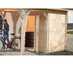 Weka Carports & Garagen > Lagerraum Line für Carports Gr. 2, ca. B294/H203/T205 cm