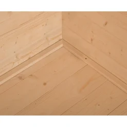 Weka Böden & Fundamente - Massivholzboden, für Gartenhaus 209 Gr. 2,5 Natur