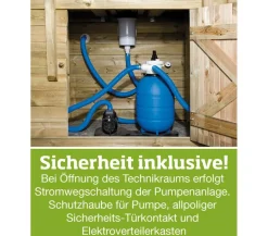 Weka Pools & Whirlpools - Massivholzpool-Set 593 B Gr. 2 Natur
