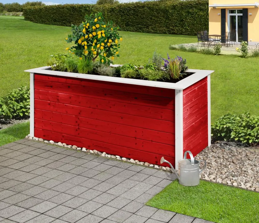 Weka Profi-Hochbeet 669 C, ca. B218/H81/T92 cm Rot Sale