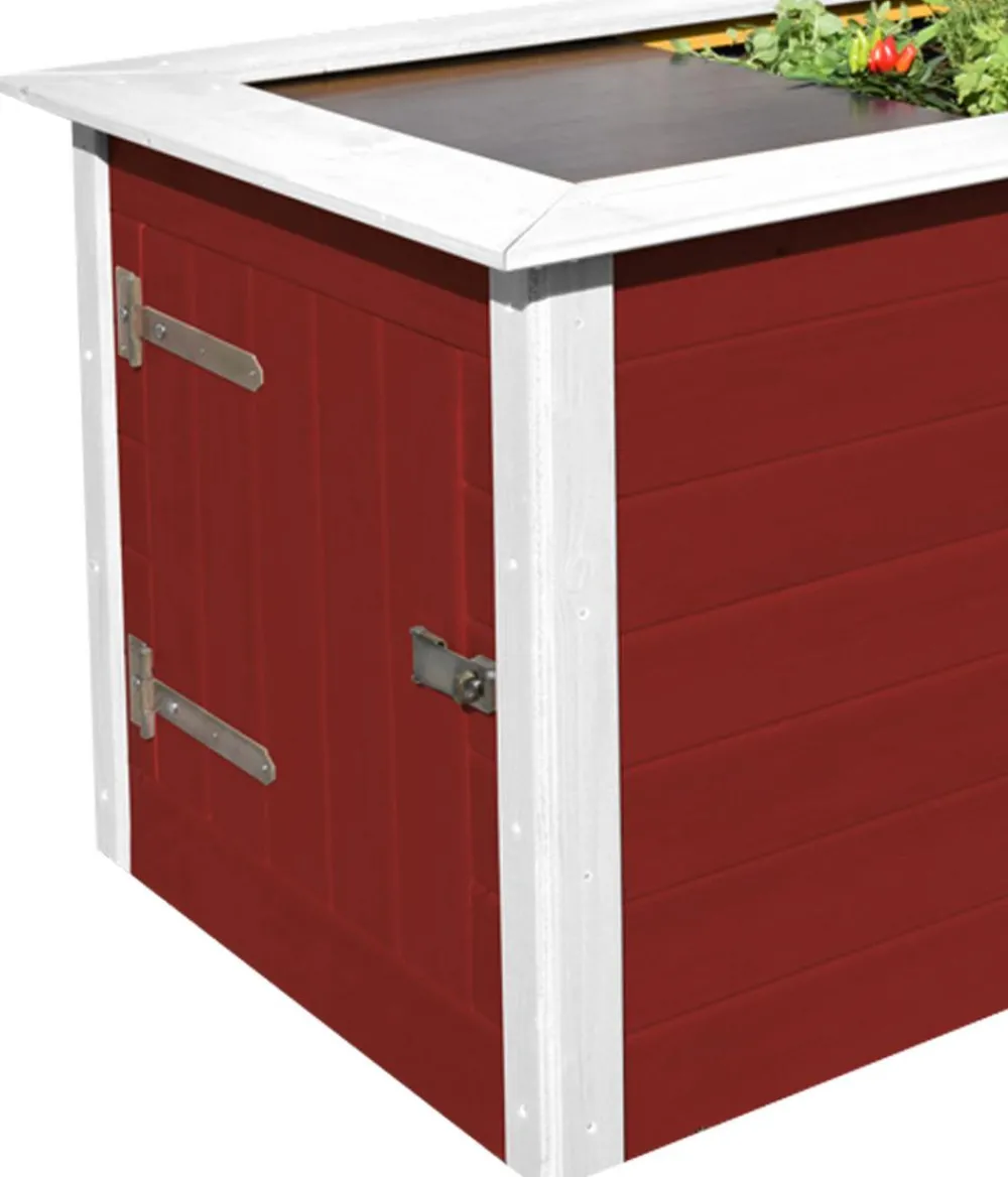 Weka Hochbeete & Frühbeete - Profi-Hochbeet 669 C, ca. B205/H81/T91,7 cm Rot