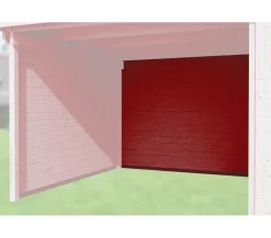 Weka Anbauten - Rückwand für Anbauten, 300 cm Rot