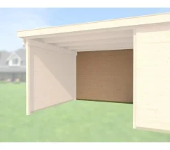 Weka Anbauten - Rückwand für Anbauten, 450 cm Natur