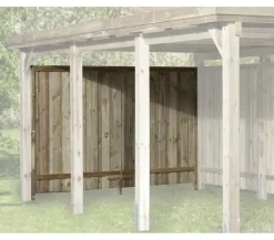 Weka Carports & Garagen - Rückwand für Carports