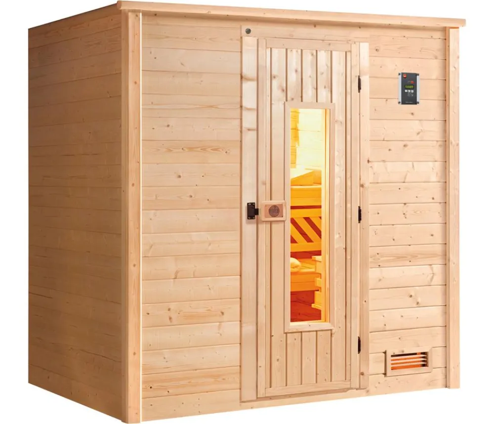 Weka Saunas & Infrarotkabinen > Sauna Bergen mit Holztür