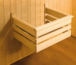 Weka Sauna Bergen mit Holztür Natur Best