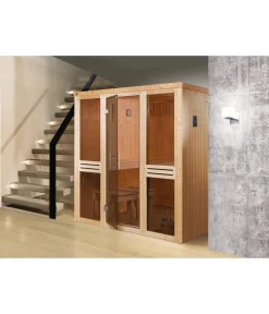 Weka Saunas & Infrarotkabinen > Sauna Kaarina mit Glastür
