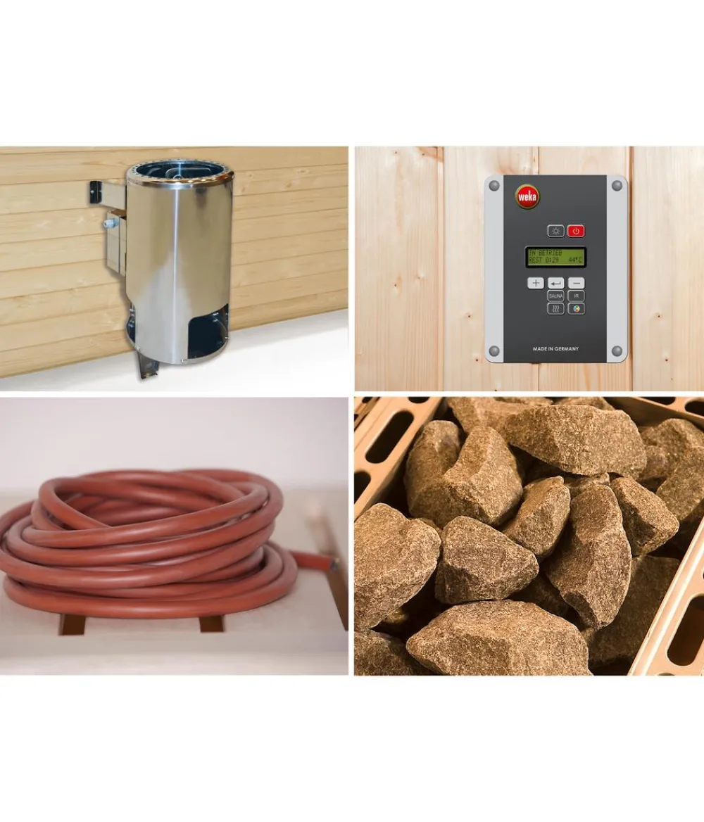 Weka Saunas & Infrarotkabinen > Saunaofen-Set 1, 3-teilig