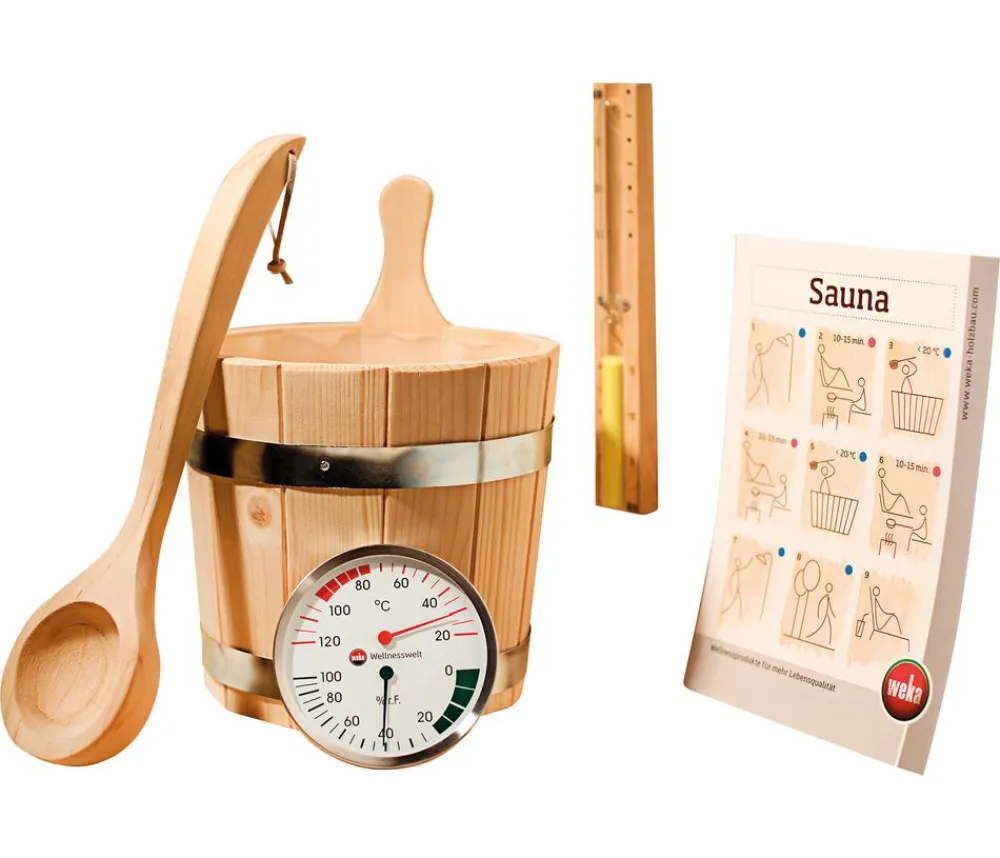 Weka Sauna Premium-Zubehör-Set, 5-teilig Discount