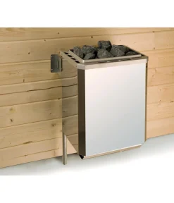 Weka Sauna Valida Plus mit Glastür und Fenster inkl. Ofen, ca. B189/H204/T172 cm Natur Outlet