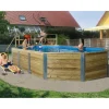 Weka Pools & Whirlpools - Schwimmbad 594 A, inkl. Technikraum und Holztreppe