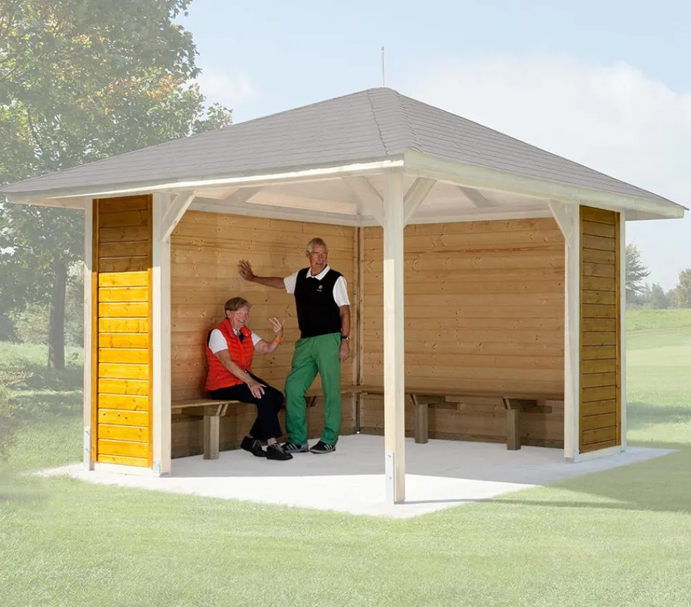 Weka Anbauten > Sitzgelegenheit, für Gartenoase 651 Gr. 1